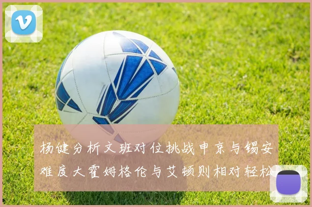 杨健分析文班对位挑战申京与锡安难度大霍姆格伦与艾顿则相对轻松
